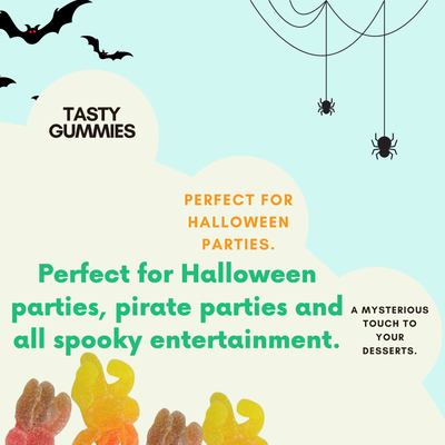 Missing Body Parts Gummies Halloween Candy By Snakis (1 Pound)