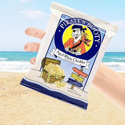 Pirate's Booty Aged White Cheddar Cheese Puffs, 0.5oz ( 10 Pack)