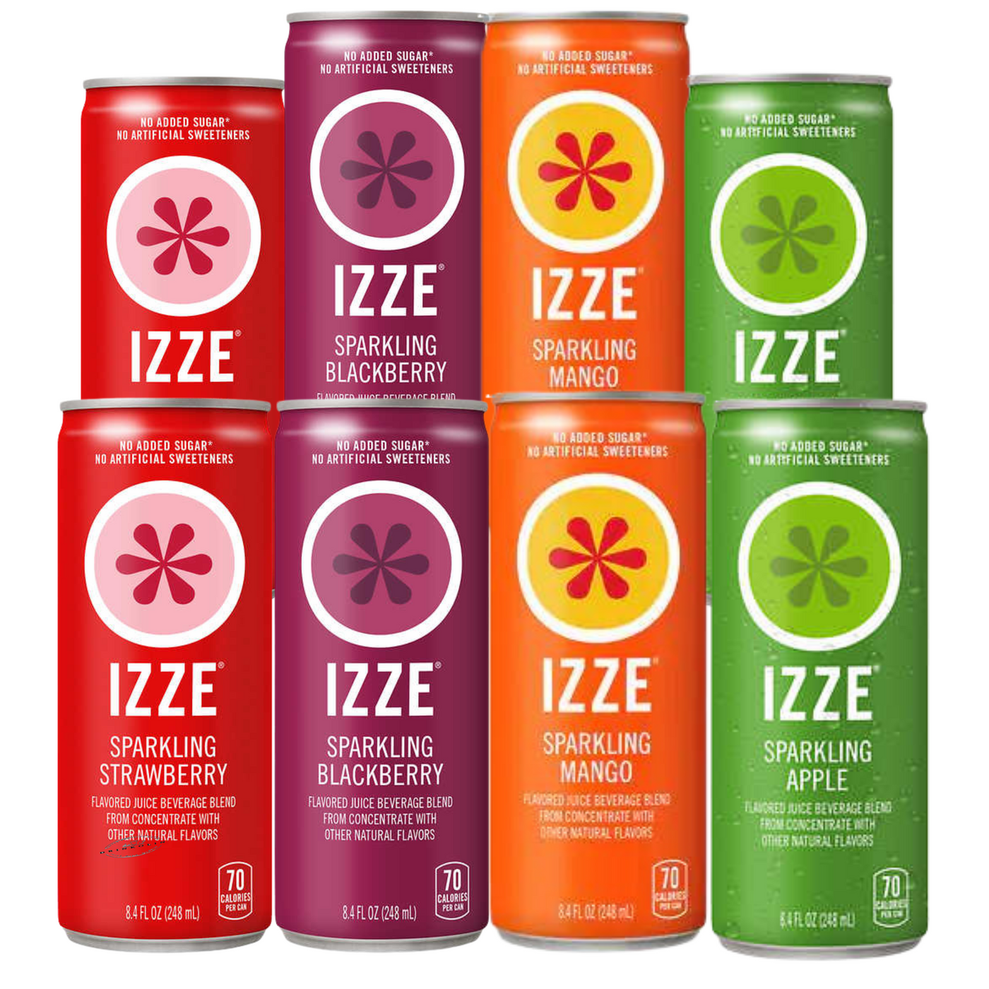 IZZE Sparkling Juice 4-Flavor Variety Pack ( 8 Pack )